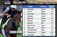 Belmont Stakes fair odds: How low will Sierra Leone go?