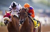 Beholder wins yet another one at Santa Anita in the Adoration