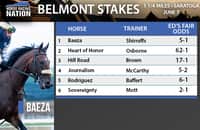 Belmont fair odds: Battle of classic winners favors spoiler