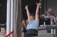 Saratoga: DeVaux cheers emotional win with Dr. Agne