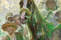 Artist Wyeth honors his late wife, adopts 10 retired racehorses