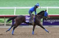 Ky. Oaks trail: Vodka with a Twist trains toward Santa Anita Oaks