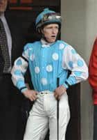 14 March 2009: Jockey James Graham looks over the competition in the paddock before riding Giant Oak to a fourth place finish in the 96th running of the grade 2 Louisiana Derby at the Fair Grounds Race Course in New Orleans, Louisiana.