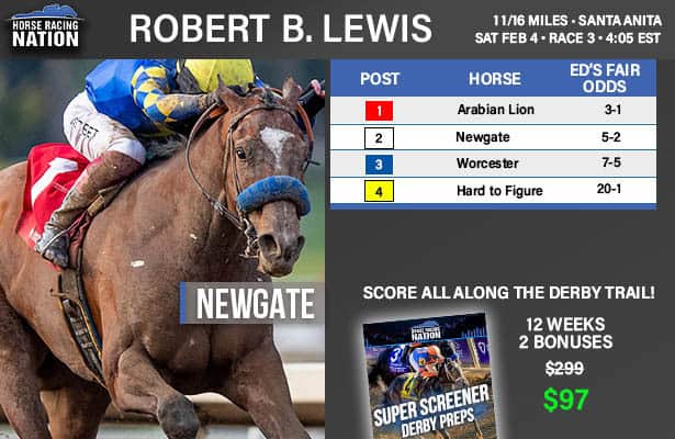 DeRosa: 1 horse is a massive overlay in all-Baffert Lewis
