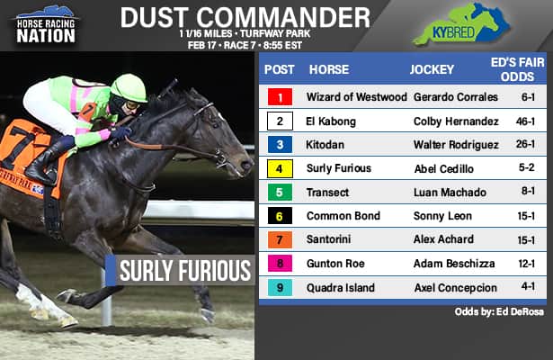 Dust Commander fair odds: Hot pace equals value for closers