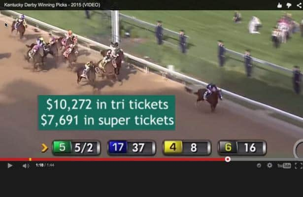 WATCH: How To Cash Huge Payoffs In The Kentucky Derby