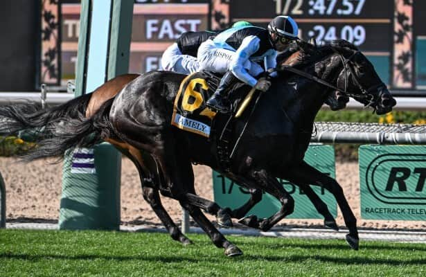 Santa Anita: Off bench, Anisette edges her way to Gamely win