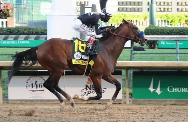 Authentic, Thousand Words to both target Preakness Stakes