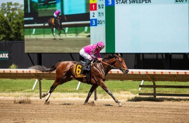 Baby Vino delivers 1st stakes win for small Arkansas stable