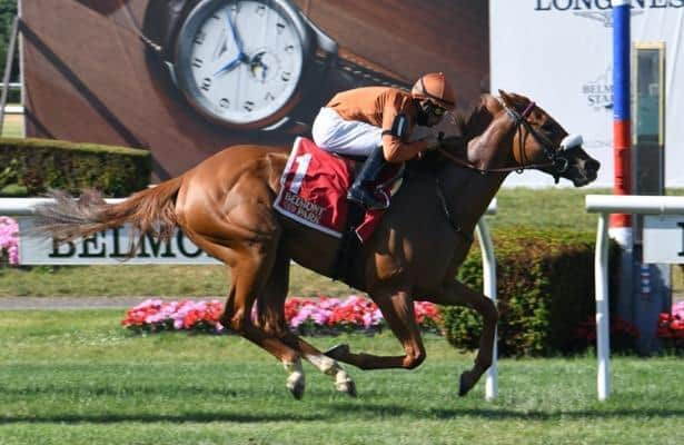 Bredenbury gets first North American win in Belmont's Lady Shipman