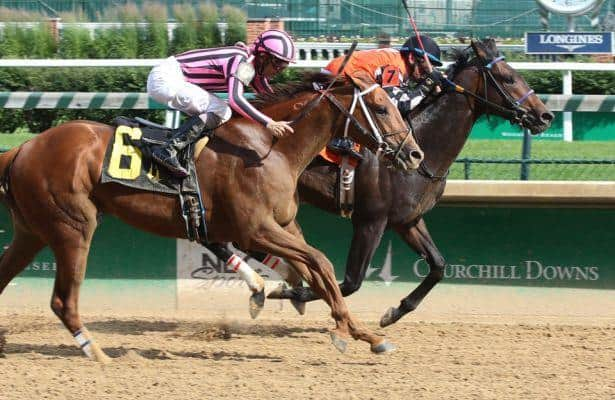 A J Foyt represented by Colonelsdarktemper in Indiana Derby