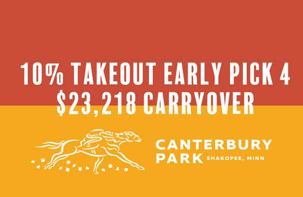 How to bet Wednesday's Pick 4 carryover at Canterbury Park