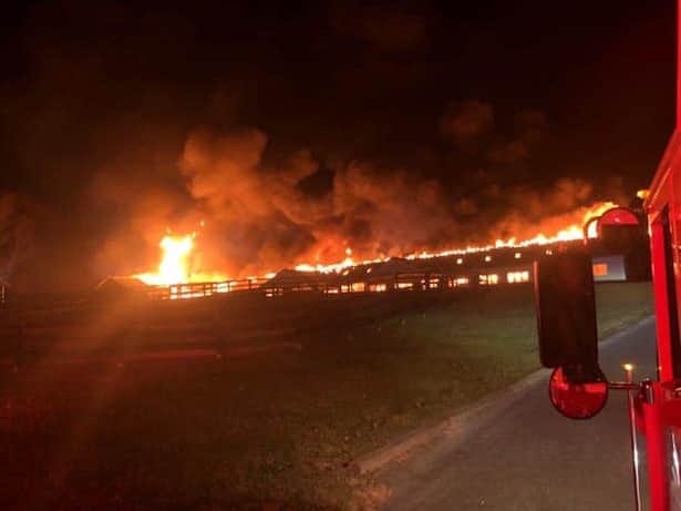 Report: Fair Hill Training Center is damaged by fire; no injuries
