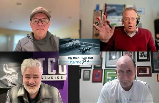 Flatter Pod on video: Track announcers Collmus, Allen & Nelson