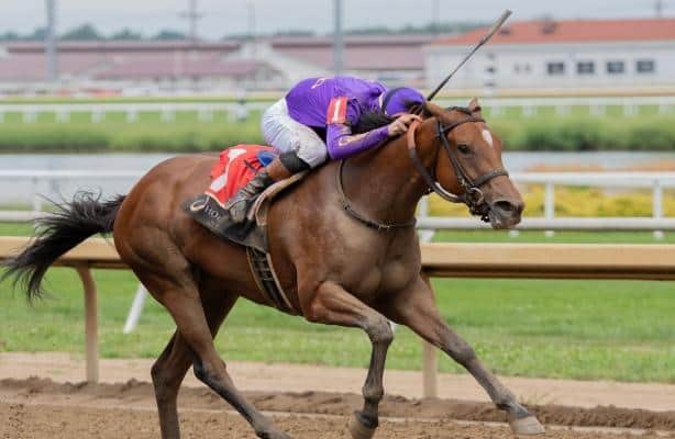 Grand Harbor squeezes through rail to win Hoosier Breeders Sophomore