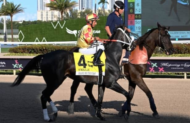 Kentucky Derby: Grand Mo the First works at Gulfstream