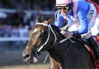 Hot Dixie Chick runs away with the 2009 Spinaway at Saratoga