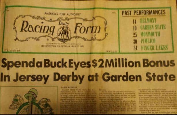 Spend A Buck snubbed the Preakness of 1985 for Jersey Derby $$$