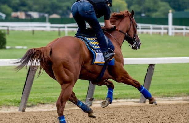 Justify draws No. 1 post for Triple try in Belmont Stakes