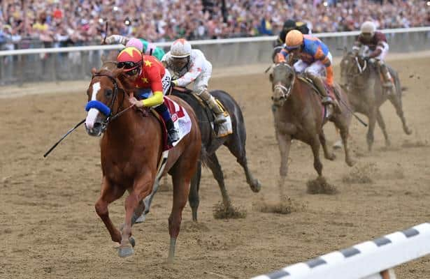 Watch: Replay Justify's 2018 Belmont Stakes win