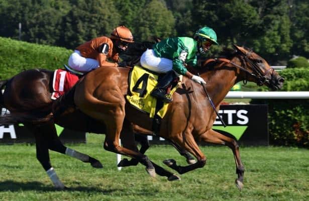 Brant, Brown team up for Waya Stakes win with My Sister Nat