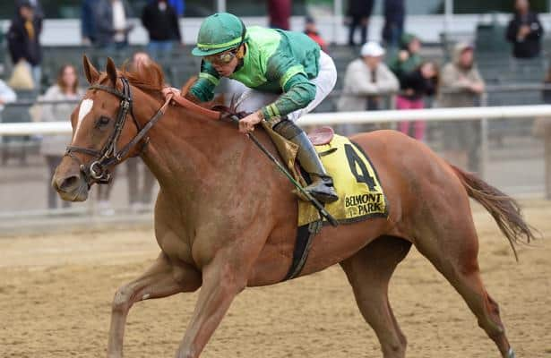 Pacific Wind blows by to win Belmont Park's Ruffian Stakes