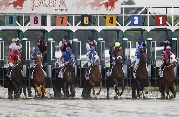 Report: 2 Parx trainers, jockey are caught with syringes, buzzer