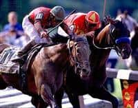 Real Quiet and Victory Gallop in the 1998 Belmont