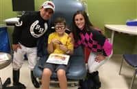 Perez, Murray visit Riley Hospital for Children in support of Childhood Cancer Awareness Month at Indiana Grand Racing & Casino