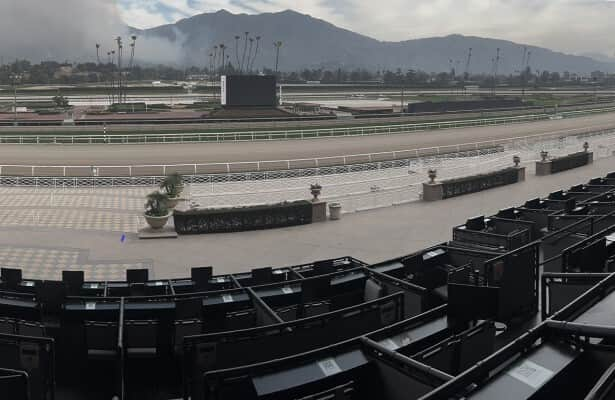 Southern California fires affect Santa Anita horsemen