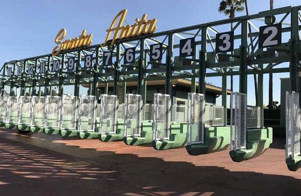 Vintage Starting Gate On Display At Santa Anita Park March 11 Vintage Starting Gate On Display At Santa Anita Park March 11