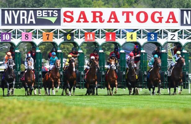 Total wagering spiked at New York's major tracks in 2021