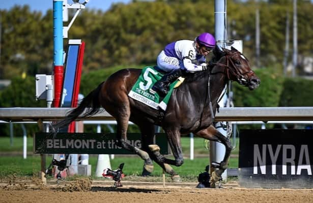 Belmont at Aqueduct: Scottish Lassie gets 1st win in Frizette