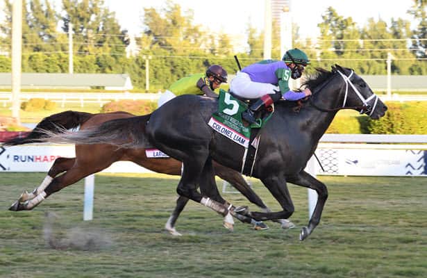 Zipse: Colonel Liam returns to defend Pegasus World Cup Turf