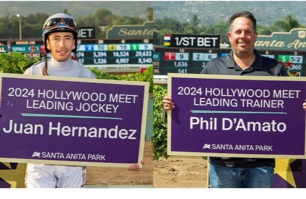 Santa Anita: Hernandez, D’Amato, Reddam win titles