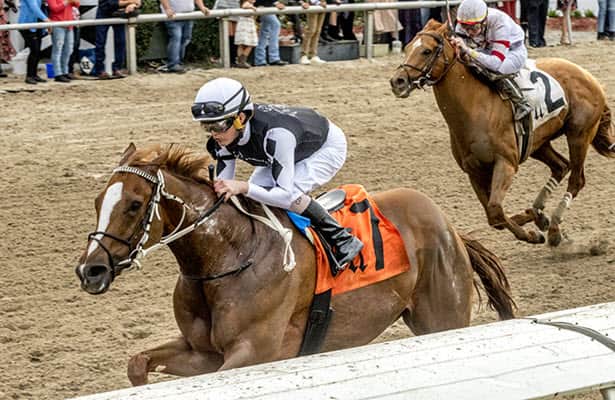 Just Might wires field in Thanksgiving Classic at Fair Grounds