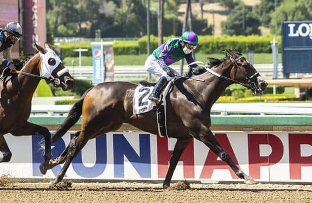 Tiger Dad draws off for first stakes win in Santa Anita's Thor's Echo
